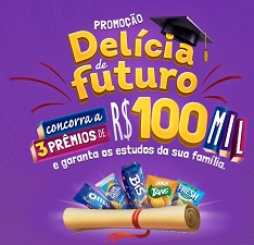 www.deliciadefuturo.com.br, Promoção Delícia de Futuro Mondelēz
