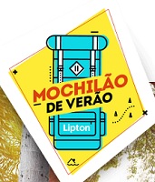 www.mochilaolipton.com.br, Promoção Lipton Mochilão de Verão