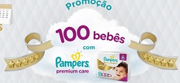 www.descubrapg.com.br/pamperspremiumcare, Promoção 100 bebês com Pampers Premium Care