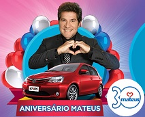 www.grupomateus.com.br/promocao30anos, Promoção Aniversário Mateus Supermercados 30 Anos