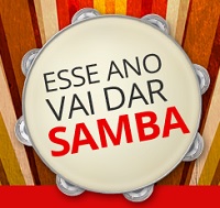 www.santander.com.br/vaidarsamba, Esse ano vai dar Samba Santander