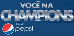 www.vocenachampionscompepsi.com.br, Promoção Você na Champions com Pepsi e Pizza Hut