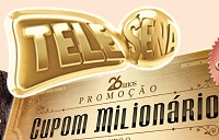 Promoção Cupom milionário Tele Sena