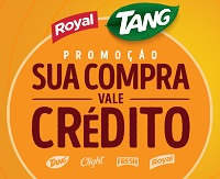 suacompravalecredito.com.br, Promoção Tang e Royal 2018 crédito celular