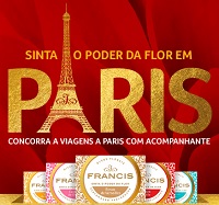 www.promocaofrancis.com.br, Promoção sabonete Francis viagem Paris