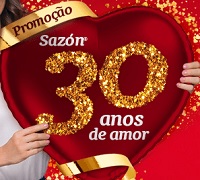 www.promosazon.com.br, Promoção Sazón 30 anos de amor