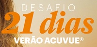 www.acuvue.com.br/desafio21dias, Promoção Acuvue Desafio 21 Dias