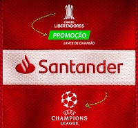 www.santander.com.br/promocaofutebol, Promoção Santander Lance de campeão