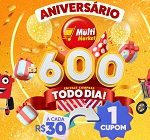 sorteio.redemultimarket.com.br, Promoção aniversário Multi Market 2021