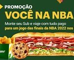 subwayevcnanba.com.br, Promoção Subway e você na NBA